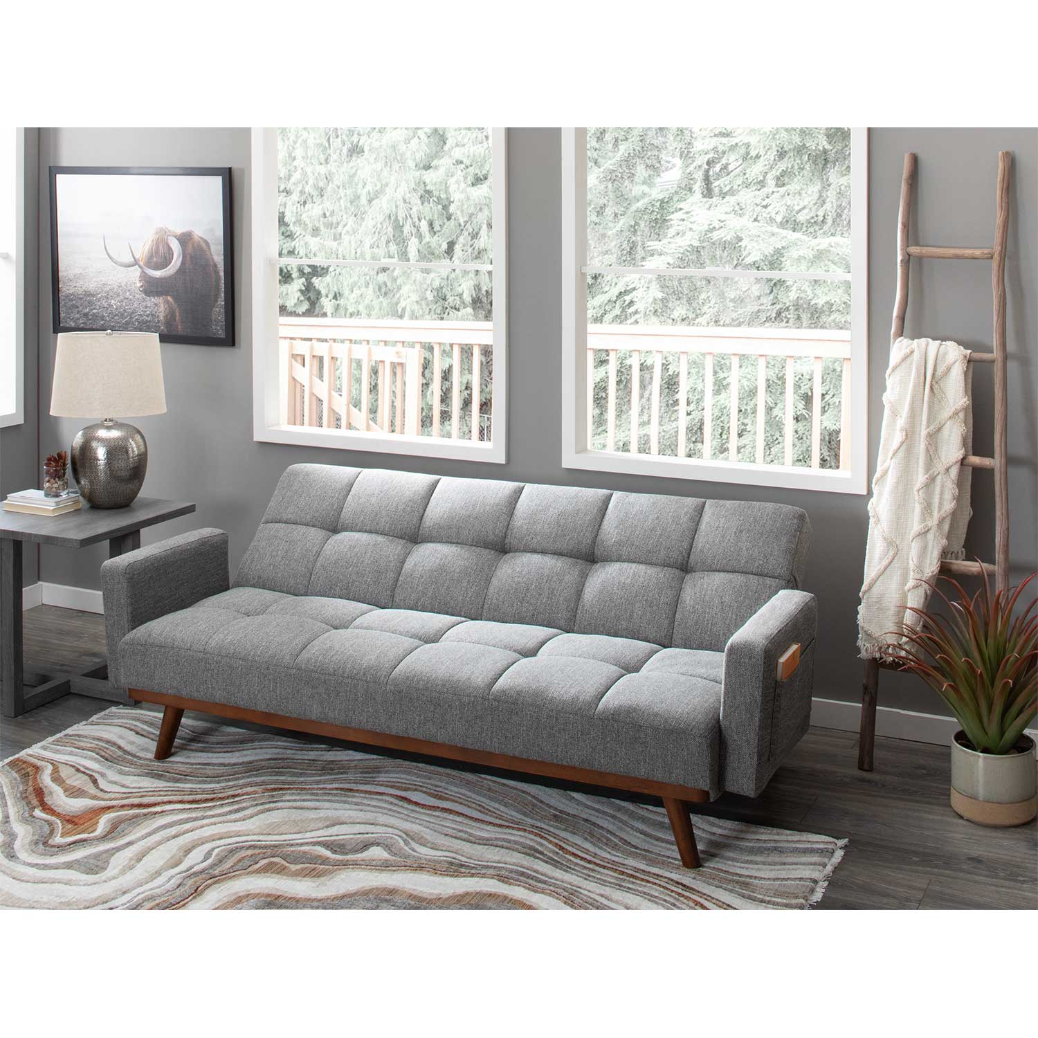 Sofa Bed Bọc Vải - Ảnh 2