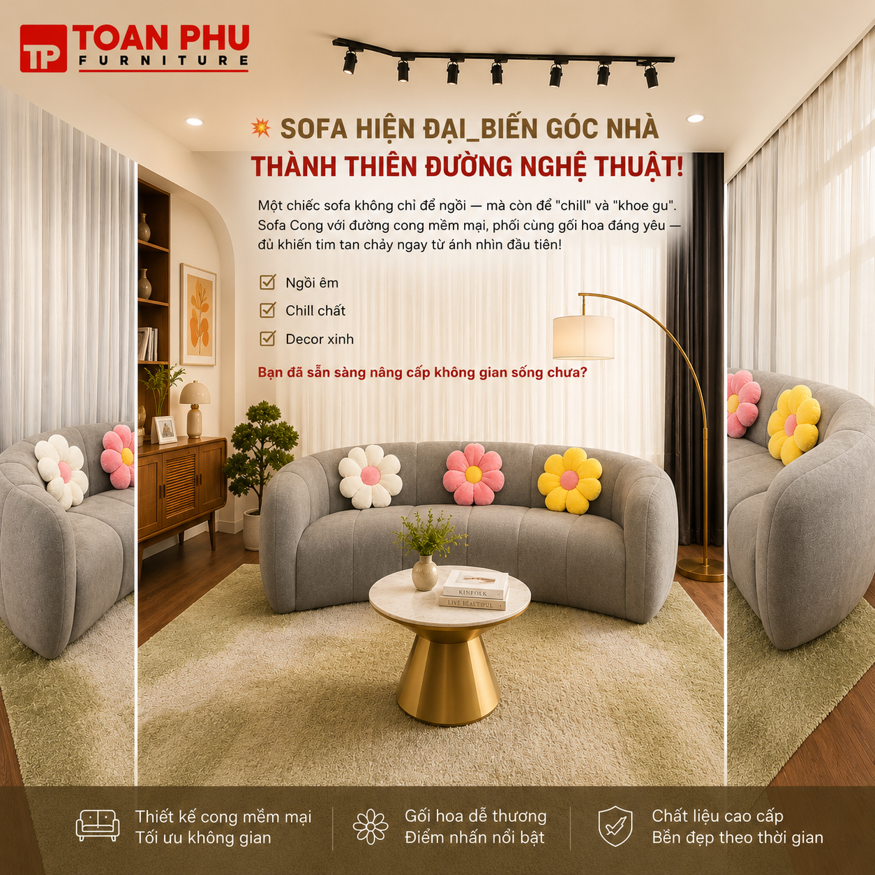 Sofa Cong 2950 - Ảnh 4