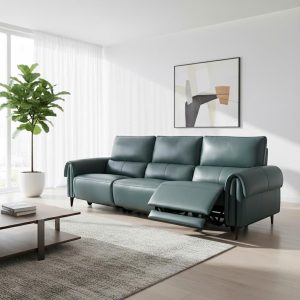 Sofa Băng Da Bò Thật Chỉnh Điện Nhập Khẩu 11068