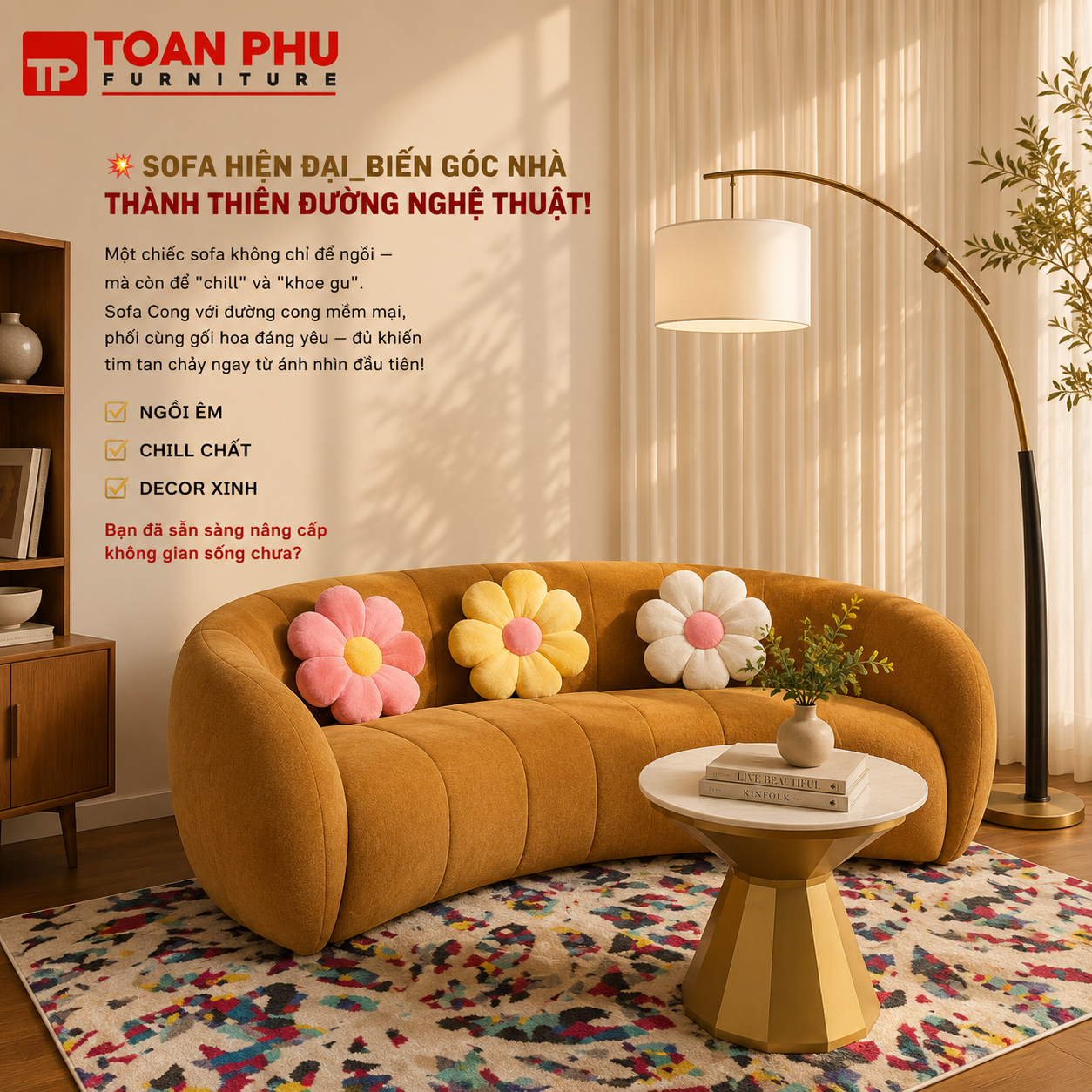 Sofa Cong 2950 - Ảnh 3