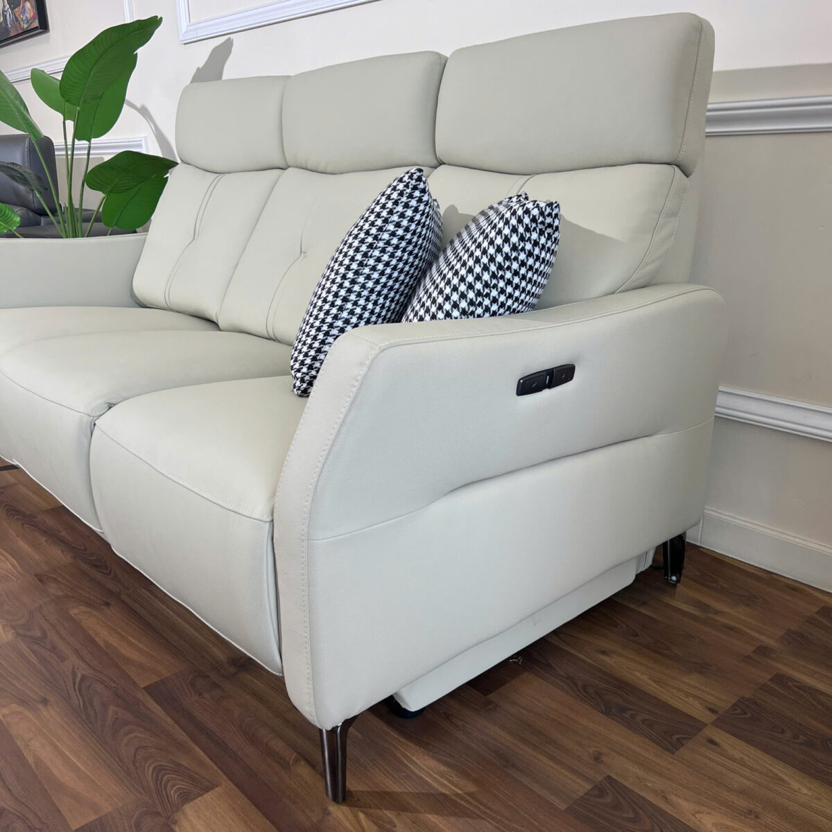 Sofa Băng Da Bò Thật Chỉnh Điện 6619 - Ảnh 5