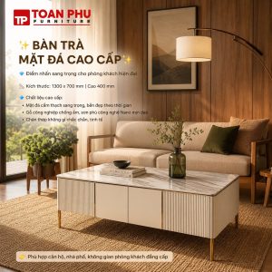 Bàn Trà Mặt Đá F9-130