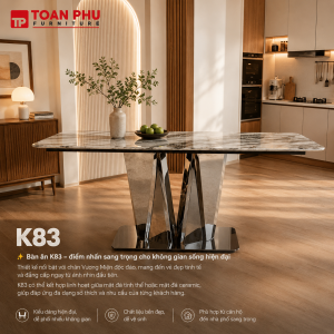 Bàn Ăn Mặt Đá Hiện Đại K83