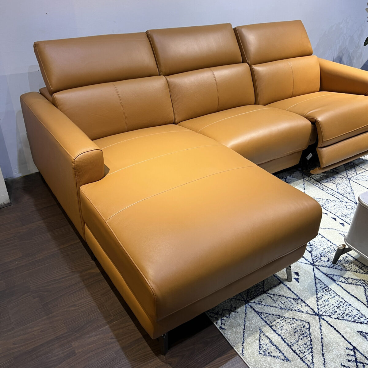 Sofa Góc Da Bò Thật Chỉnh Điện Nhập Khẩu 8391 - Ảnh 5