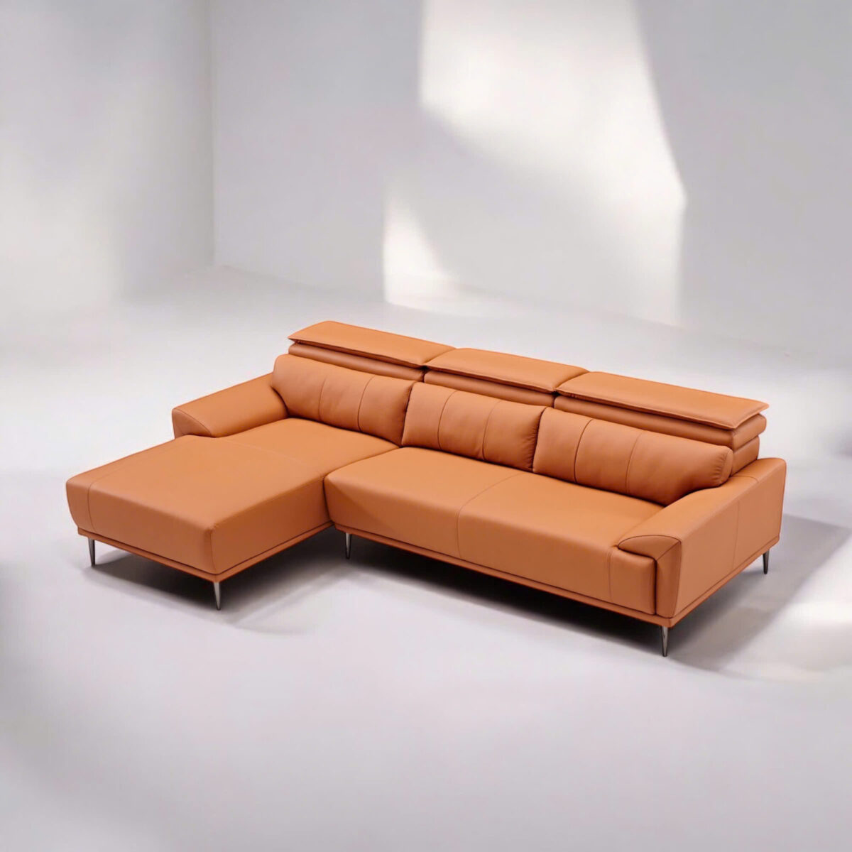 Sofa Góc Da Bò Thật Nhập Khẩu 905L - Ảnh 2