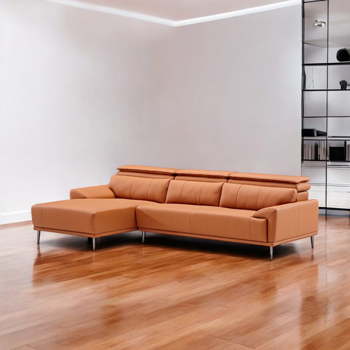 Sofa Góc Da Bò Thật Nhập Khẩu 905L - Ảnh 3