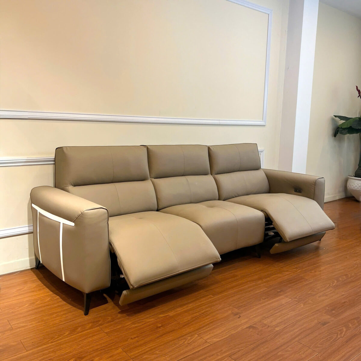 Sofa Da Microfiber Chống Trầy Chỉnh Điện B10 - Ảnh 4