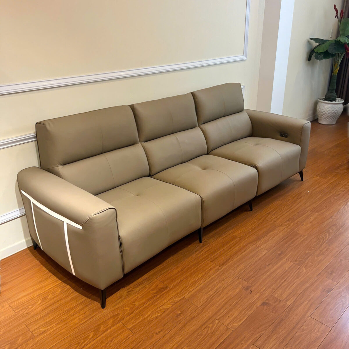 Sofa Da Microfiber Chống Trầy Chỉnh Điện B10 - Ảnh 6