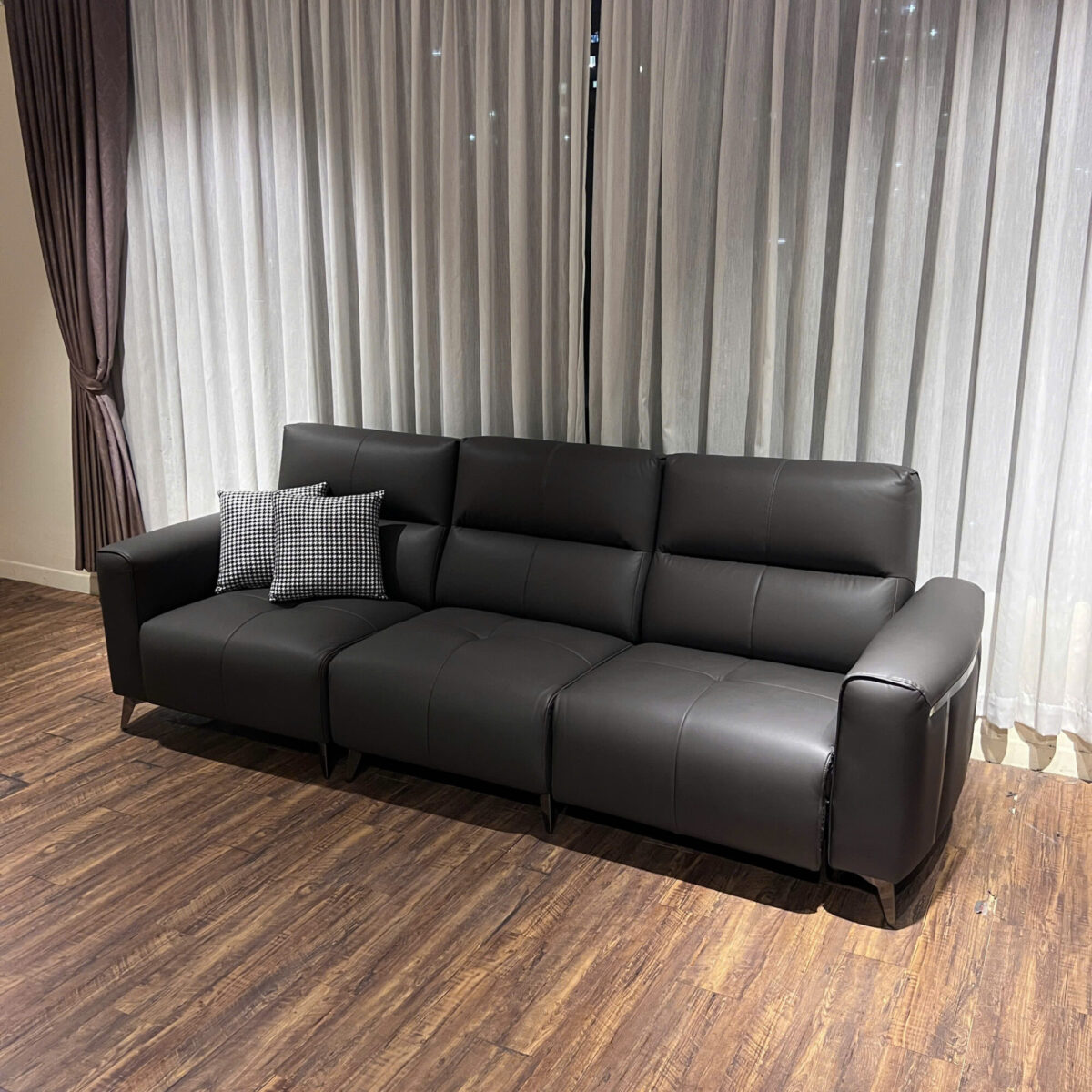 Sofa Da Microfiber Chống Trầy Chỉnh Điện B10 - Ảnh 7