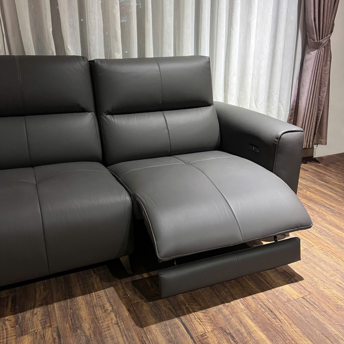 Sofa Da Microfiber Chống Trầy Chỉnh Điện B10 - Ảnh 10