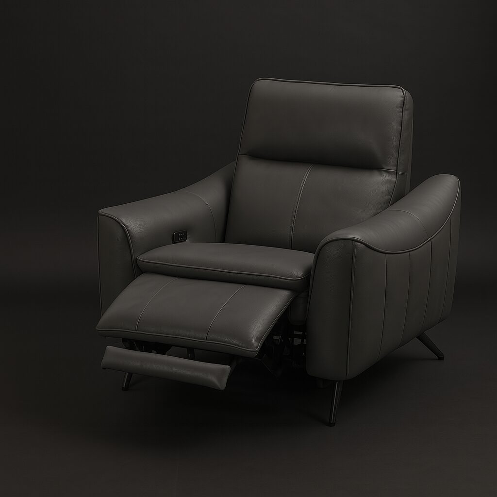 Sofa Da Bò Thật Chỉnh Điện 55082 - Ảnh 4