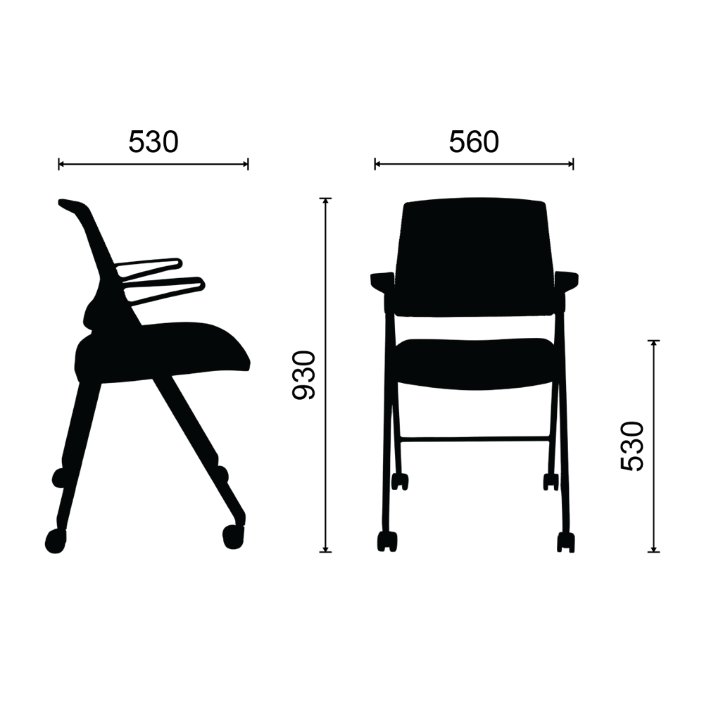 Ghế đào tạo M1118 - 01 - Ảnh 12