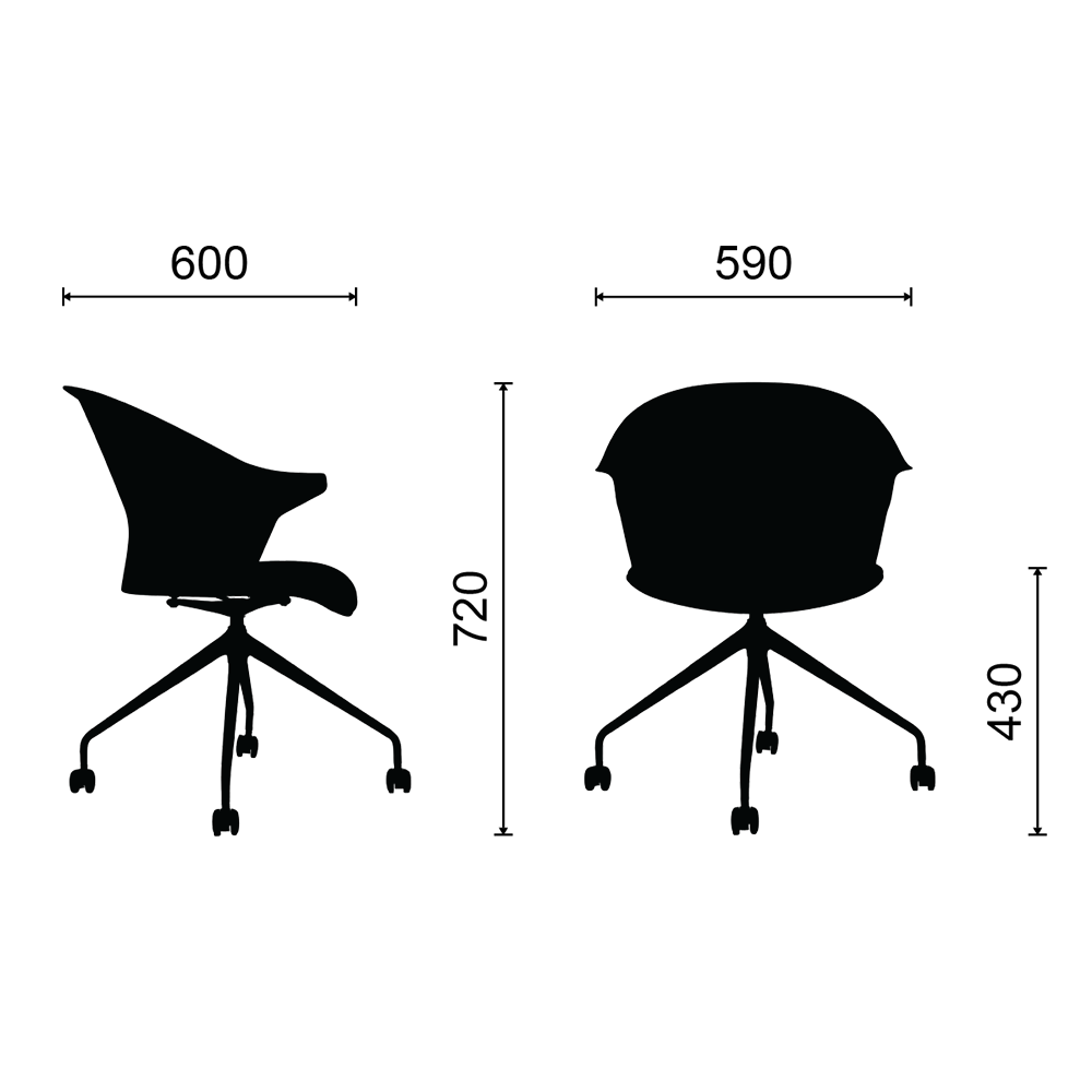 Ghế đào tạo M1115 - Ảnh 12