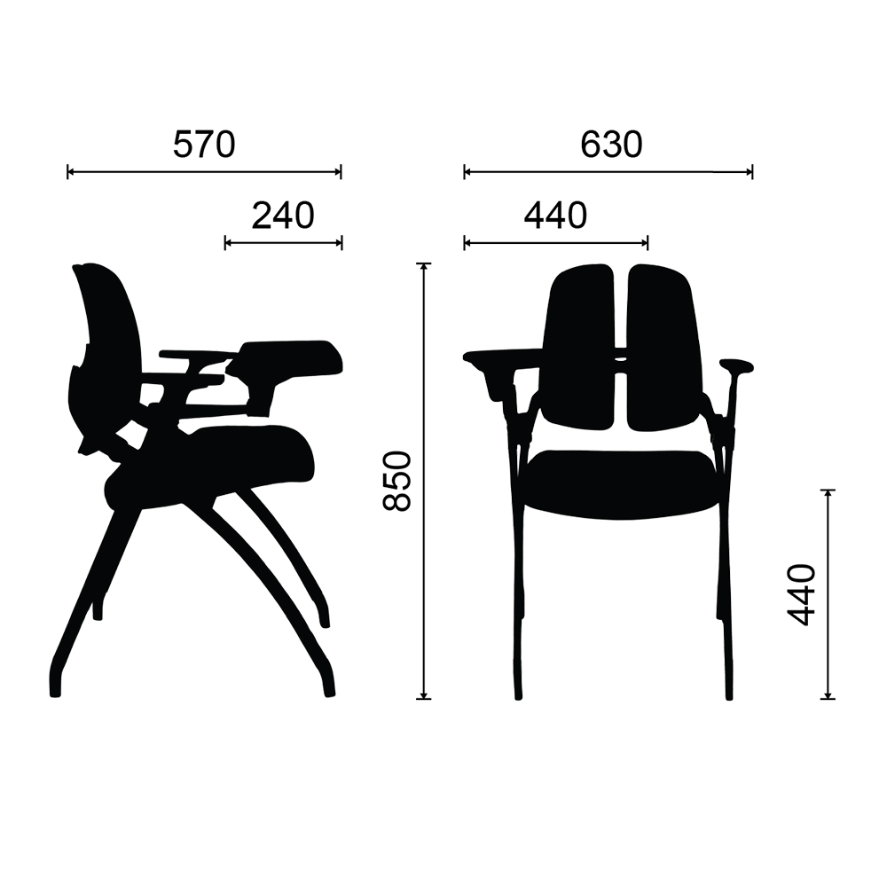 Ghế đào tạo M1113 - Ảnh 16