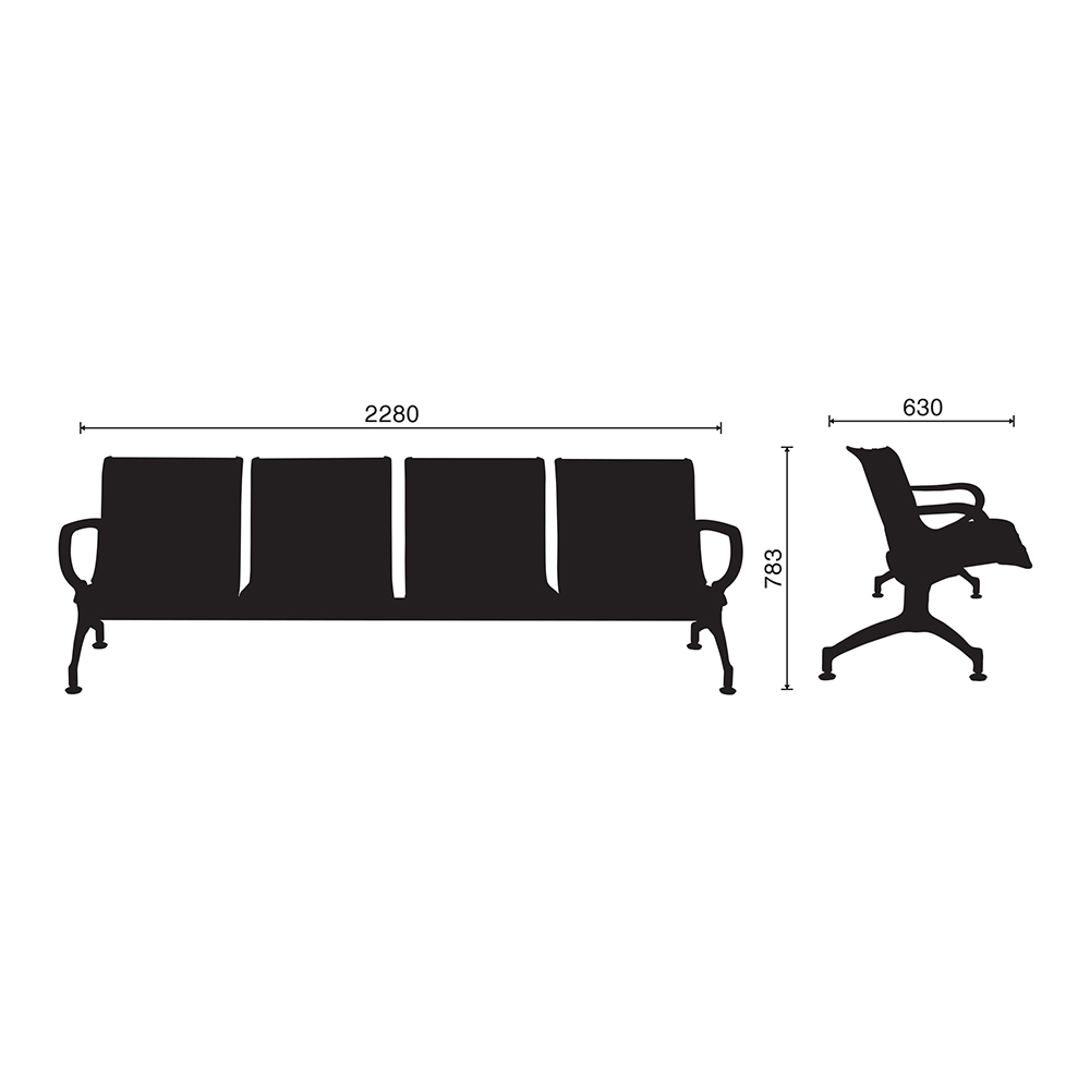Ghế băng chờ M1075 - 02 - Ảnh 4