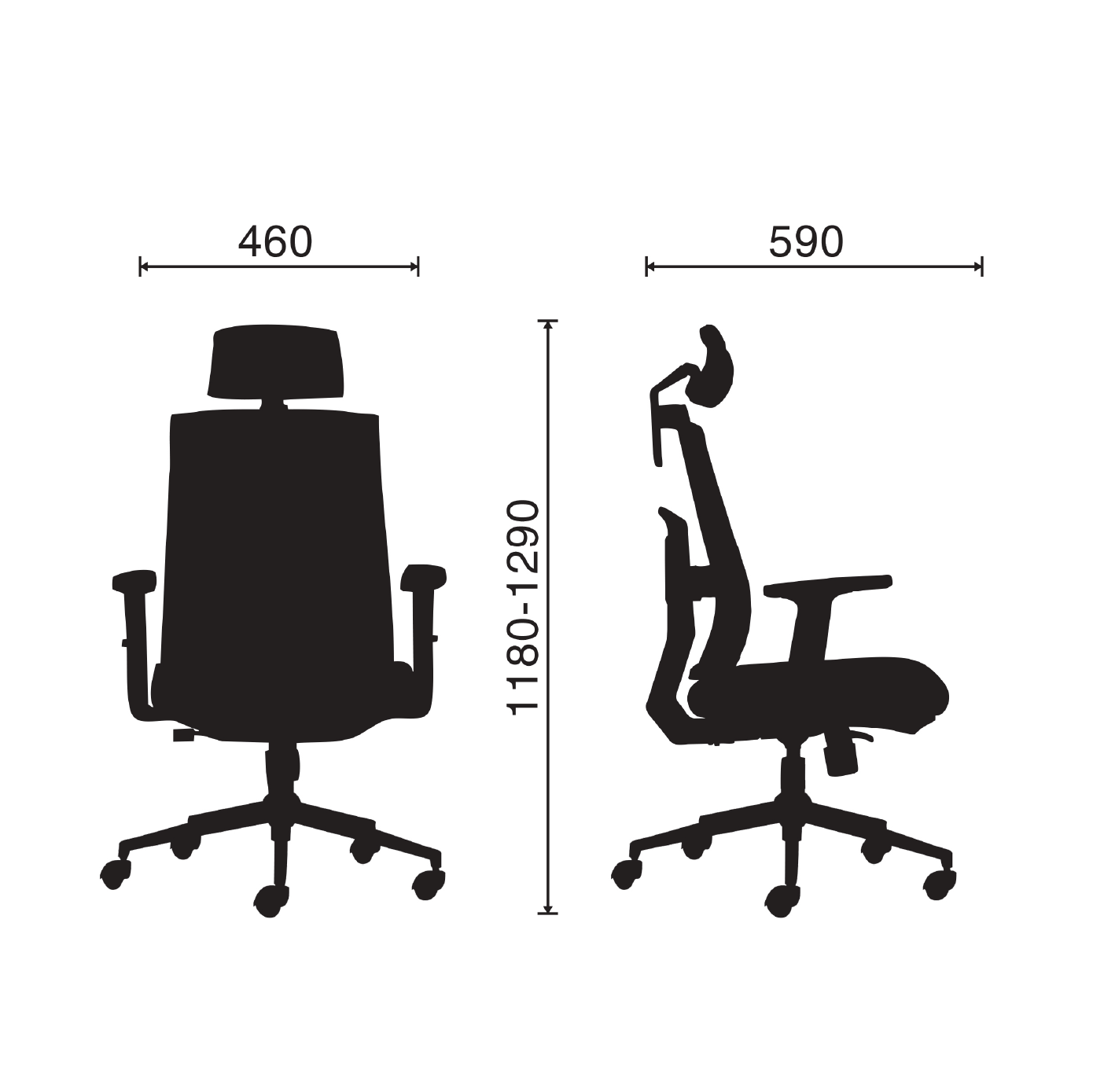 Ghế công thái học M1084 - 01 - Ảnh 12