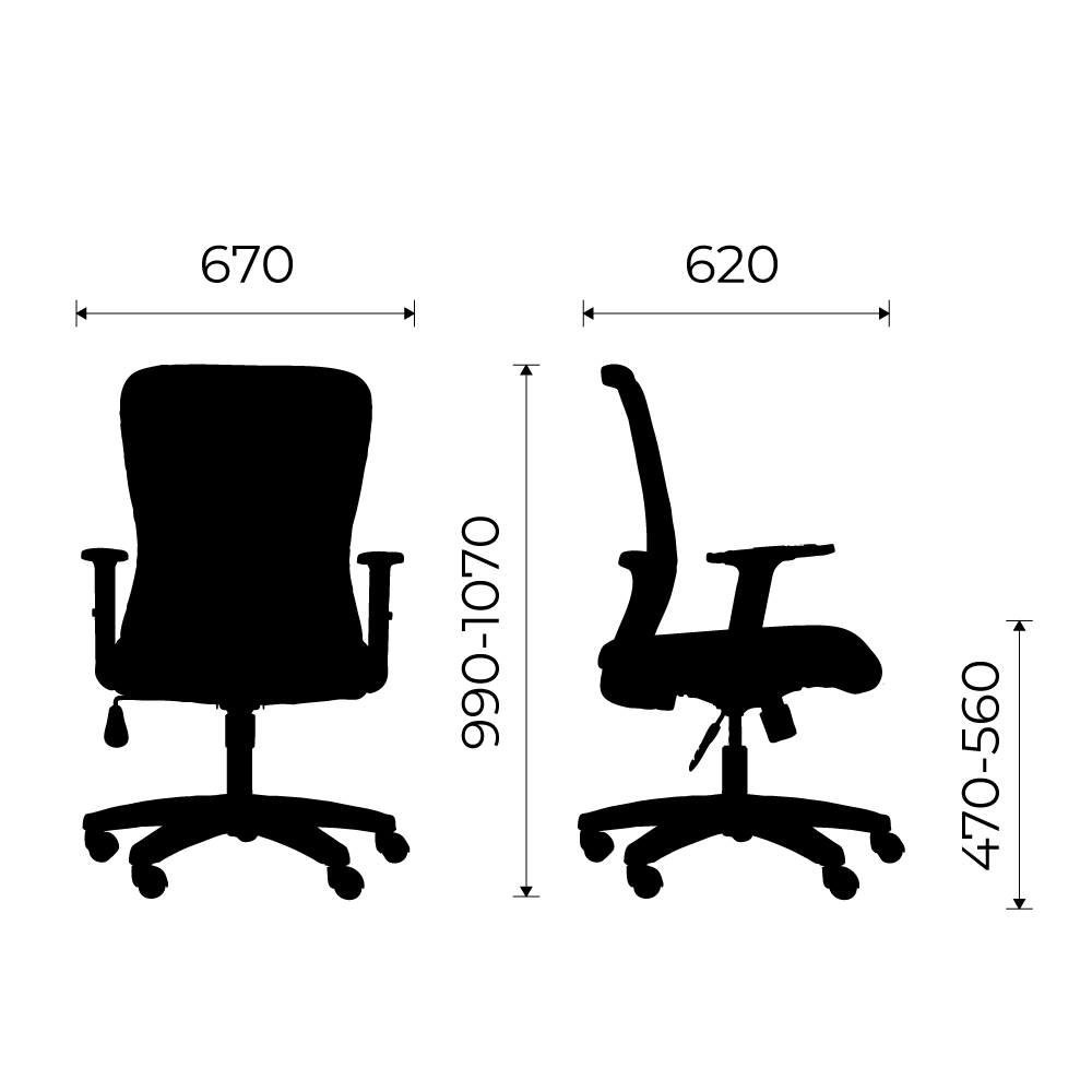 Ghế nhân viên M1101 D - 02 - Ảnh 11