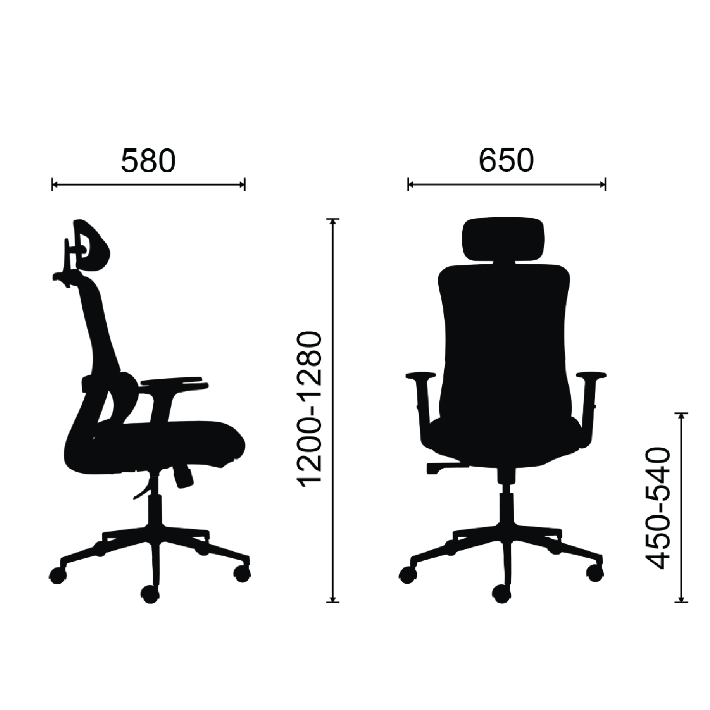 Ghế công thái học M1104 - 01 - Ảnh 11