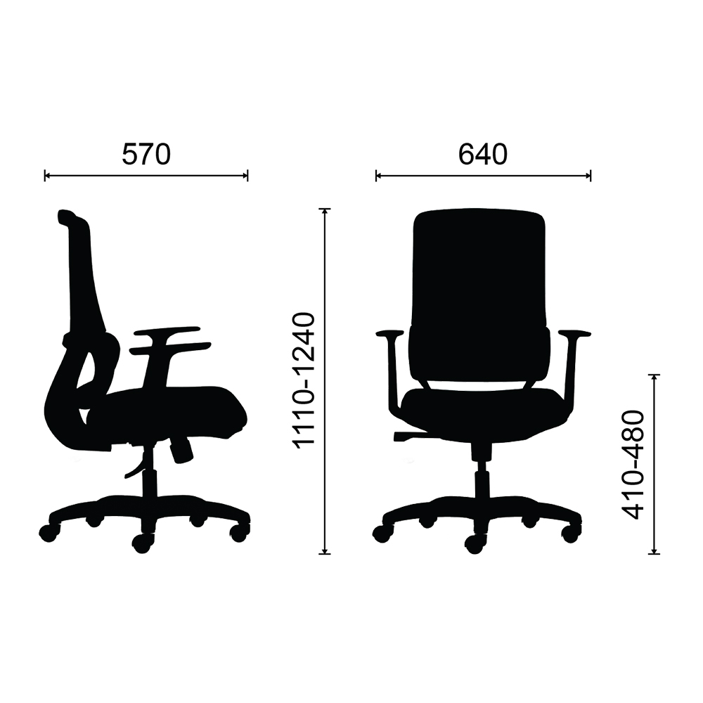 Ghế công thái học M1111 - 03 - Ảnh 11