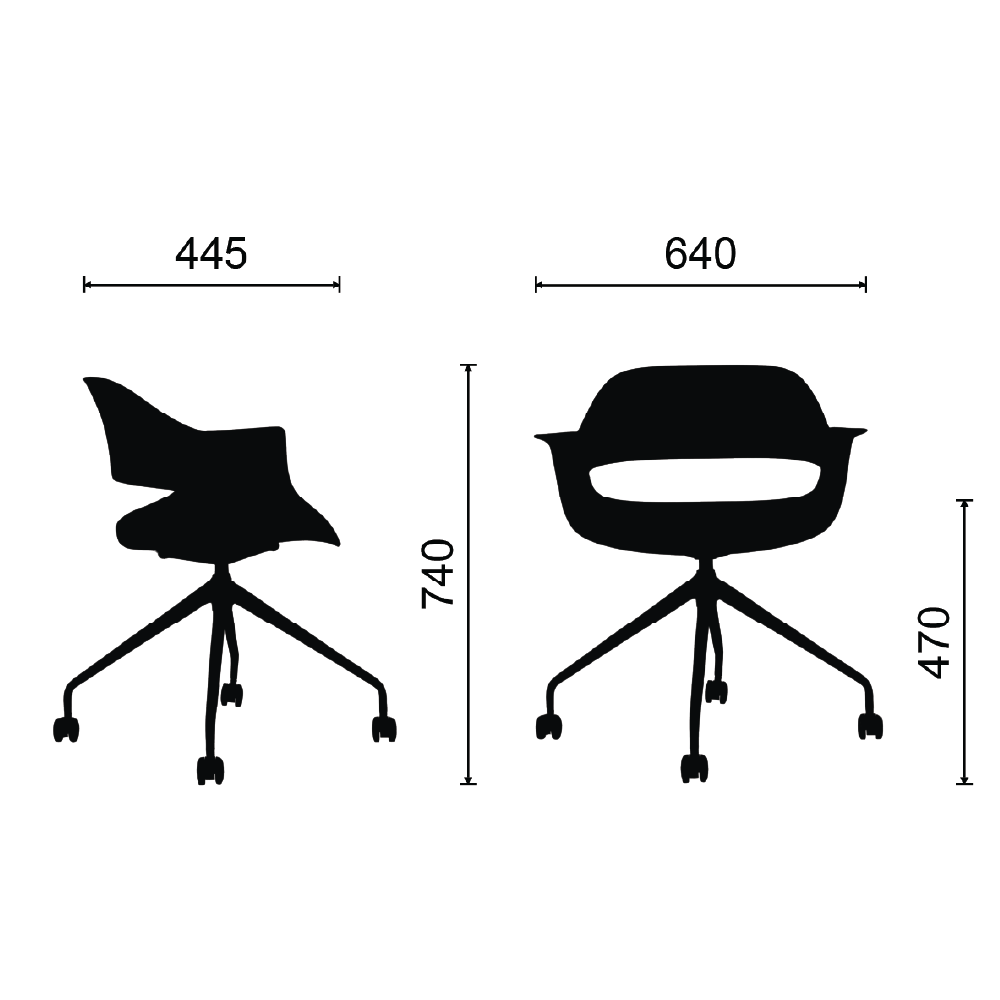 Ghế đào tạo M1114 - Ảnh 11
