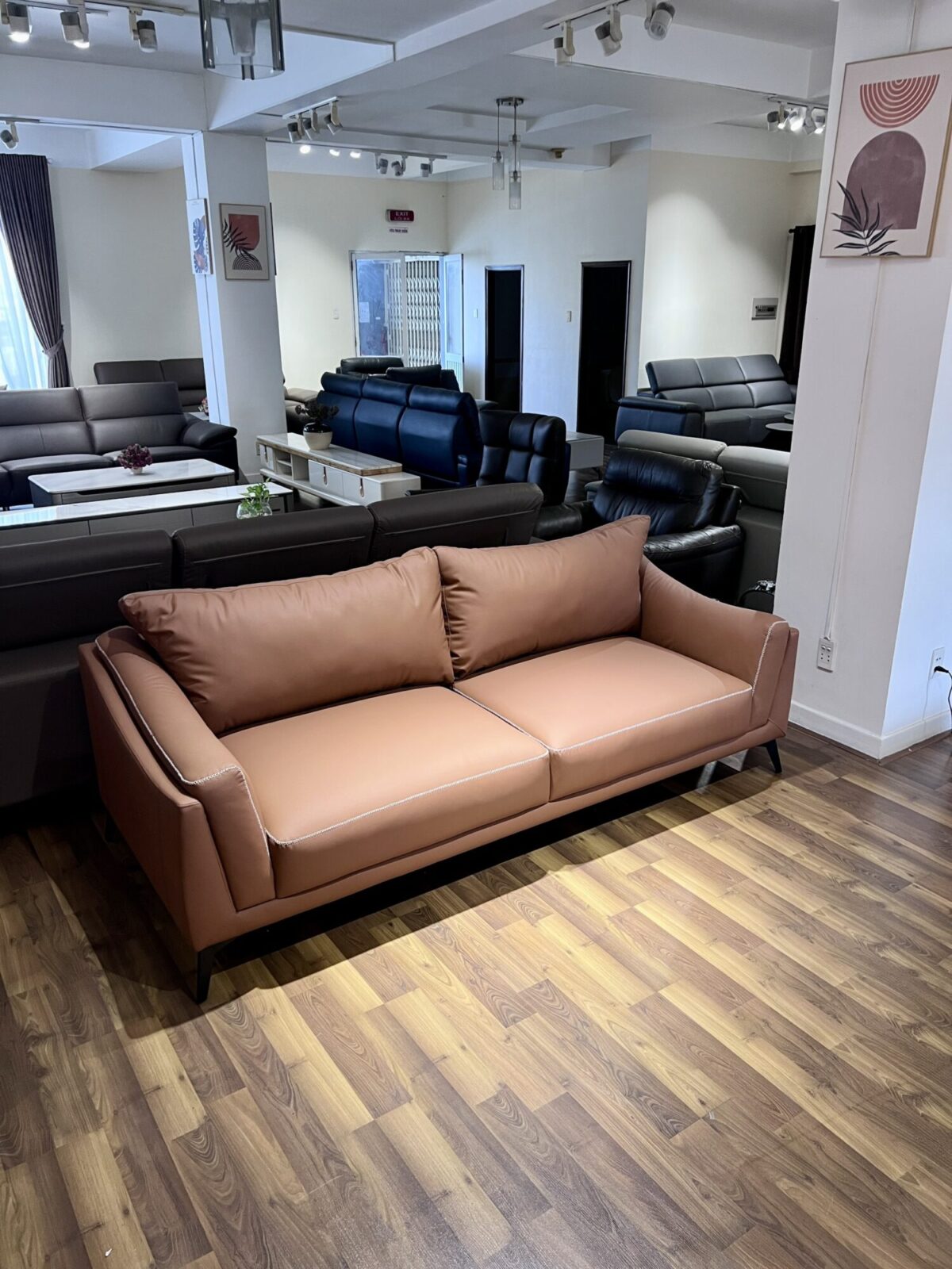Sofa Băng Da Microfiber Chống Trầy XA-04 - Ảnh 4