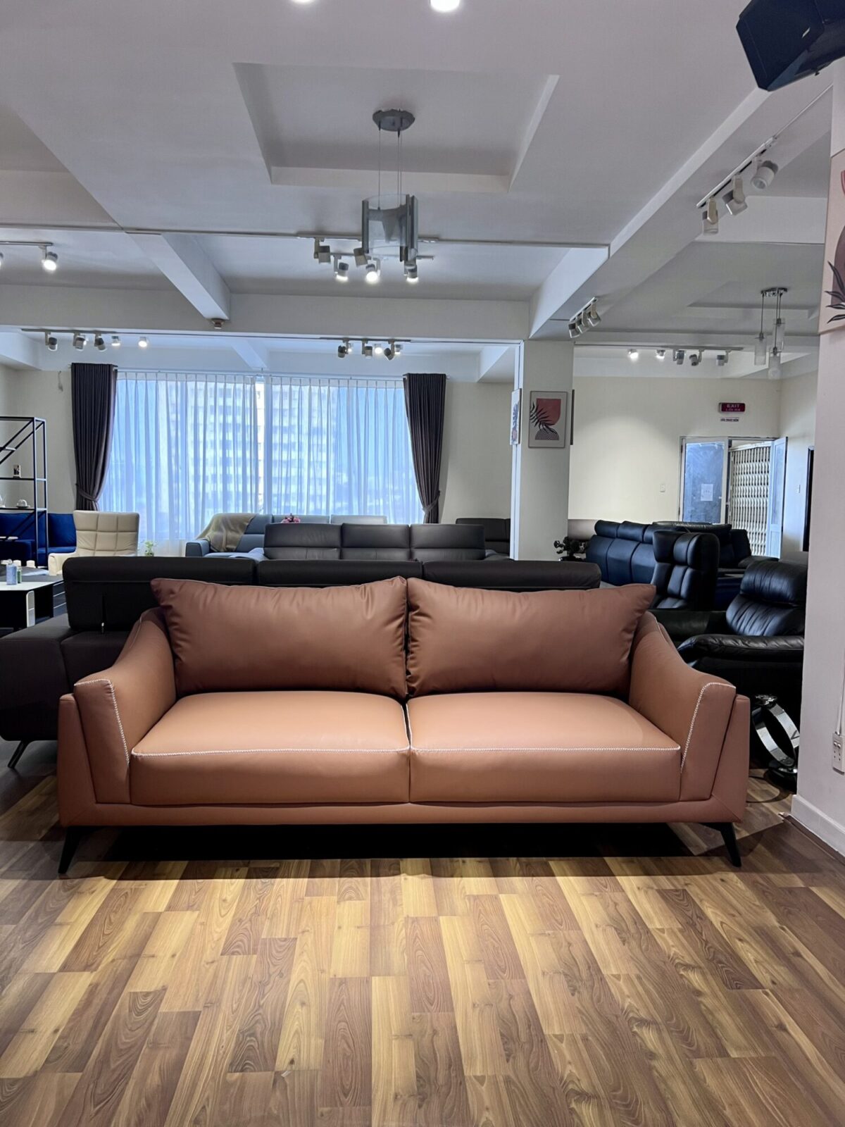 Sofa Băng Da Microfiber Chống Trầy XA-04 - Ảnh 6