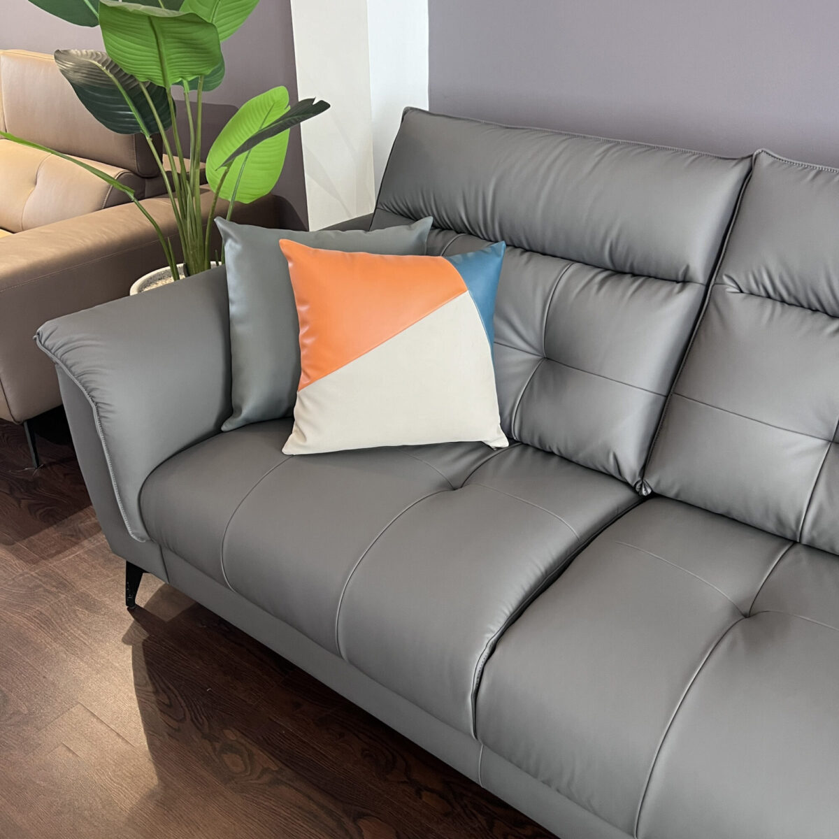 Sofa Da Microfiber Chống Trầy B06 - Ảnh 4