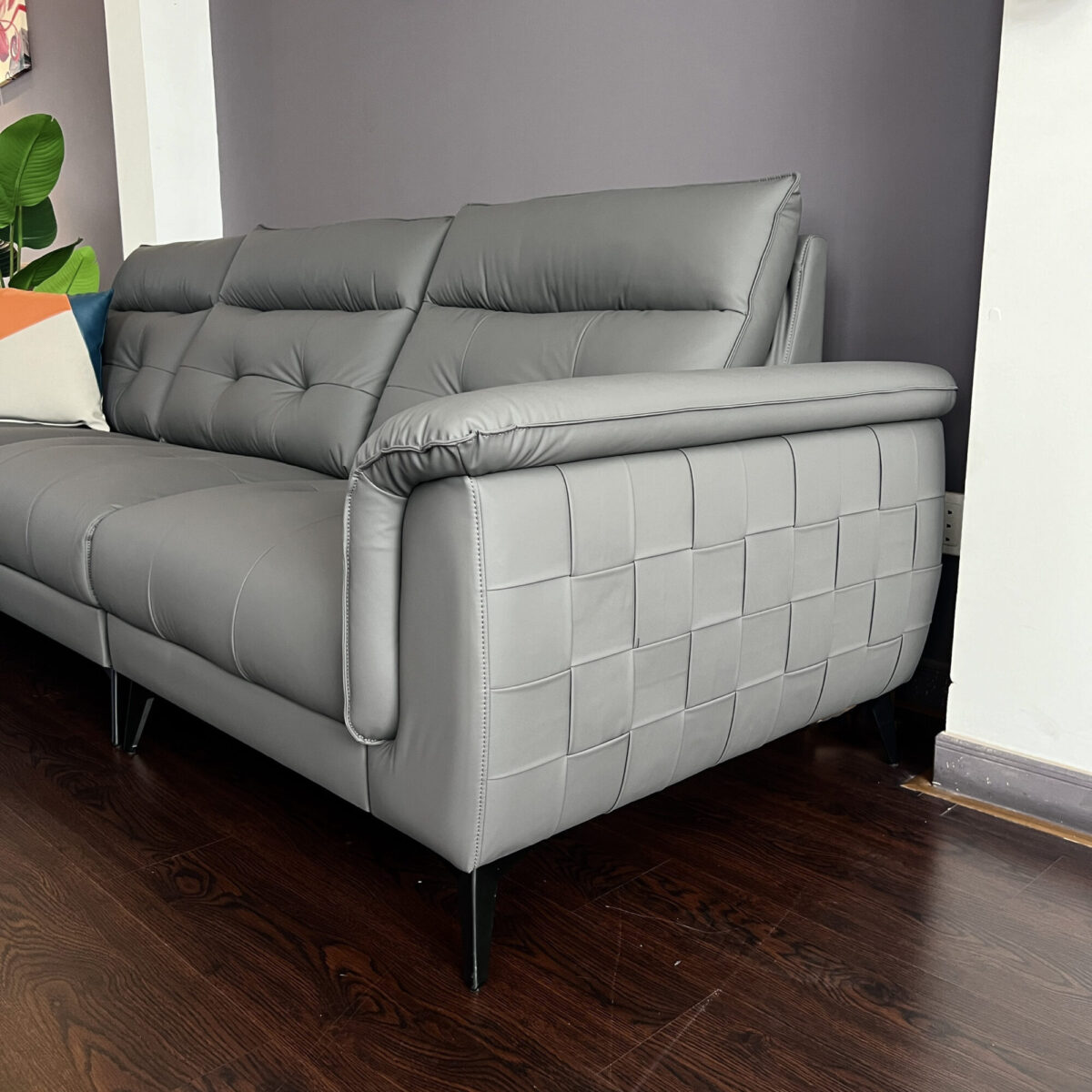 Sofa Da Microfiber Chống Trầy B06 - Ảnh 5