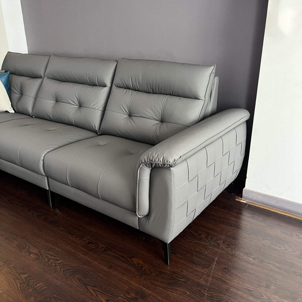 Sofa Da Microfiber Chống Trầy B06 - Ảnh 6