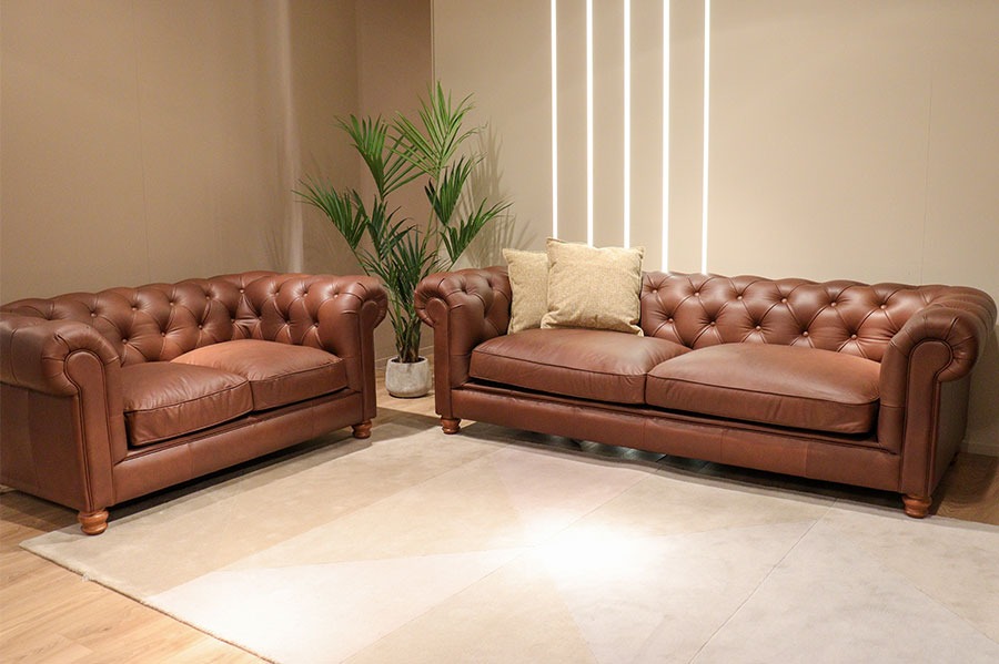 Sofa Băng 2S Da Bò Ý - Ảnh 2