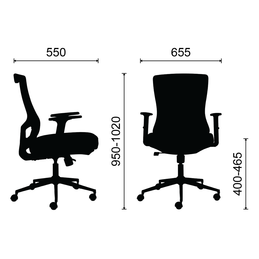 Ghế công thái học M1106 D - 02 - Ảnh 12