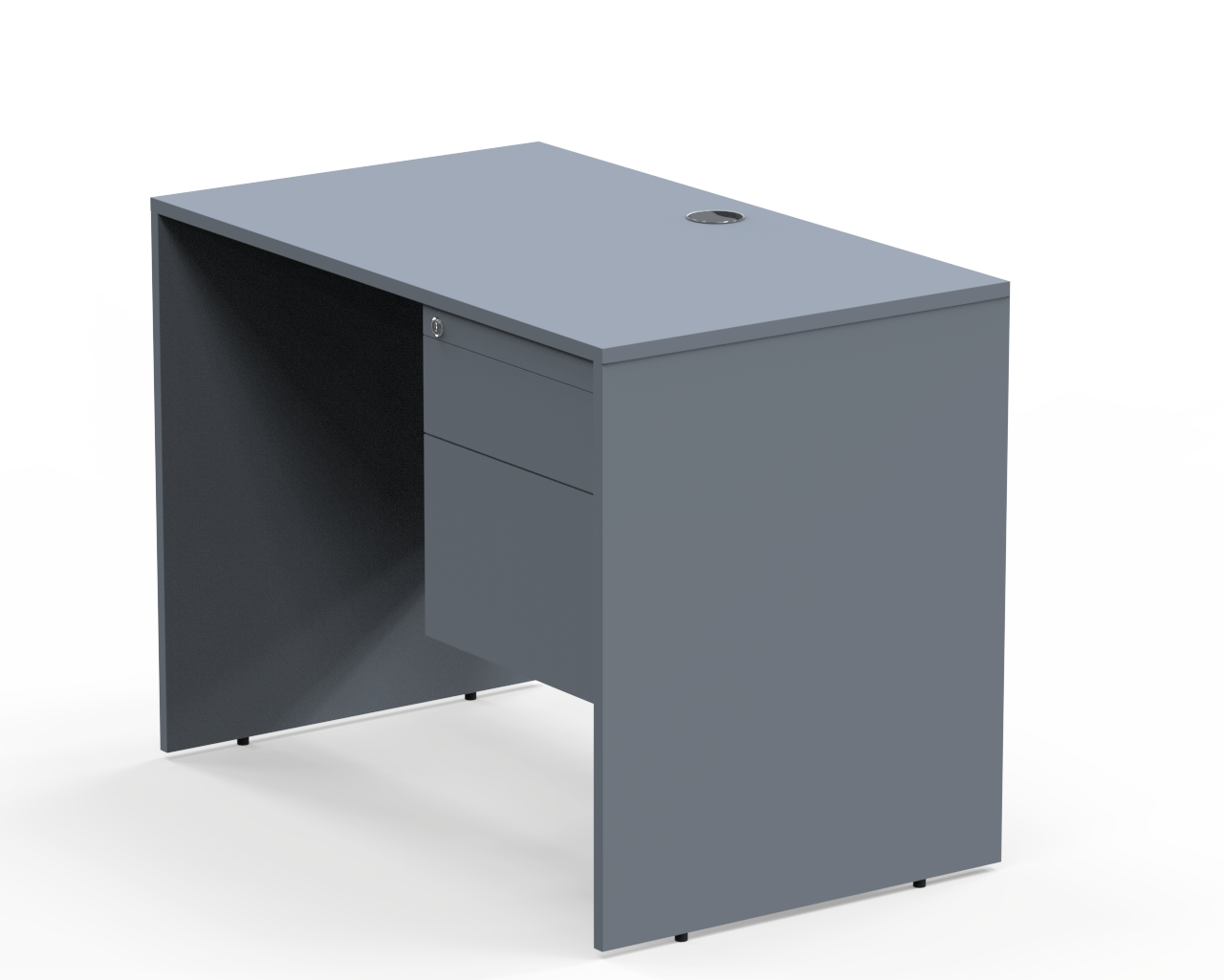 Bàn làm việc đơn Woodi có hộc BDWH-1206 - Ảnh 8