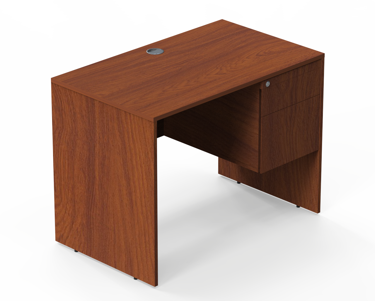 Bàn làm việc đơn Woodi có hộc BDWH-1206 - Ảnh 5