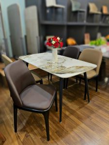 Bàn Ăn Mặt Đá Ceramic DK910