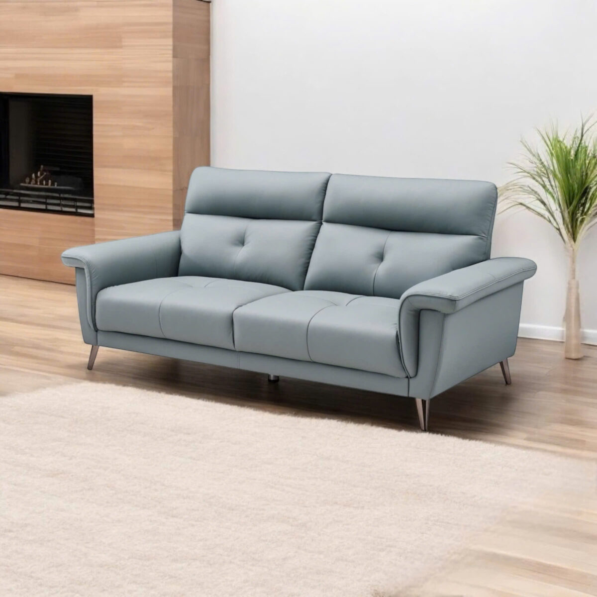Sofa Băng Da Bò Thật Nhập Khẩu ZM933 - Ảnh 2