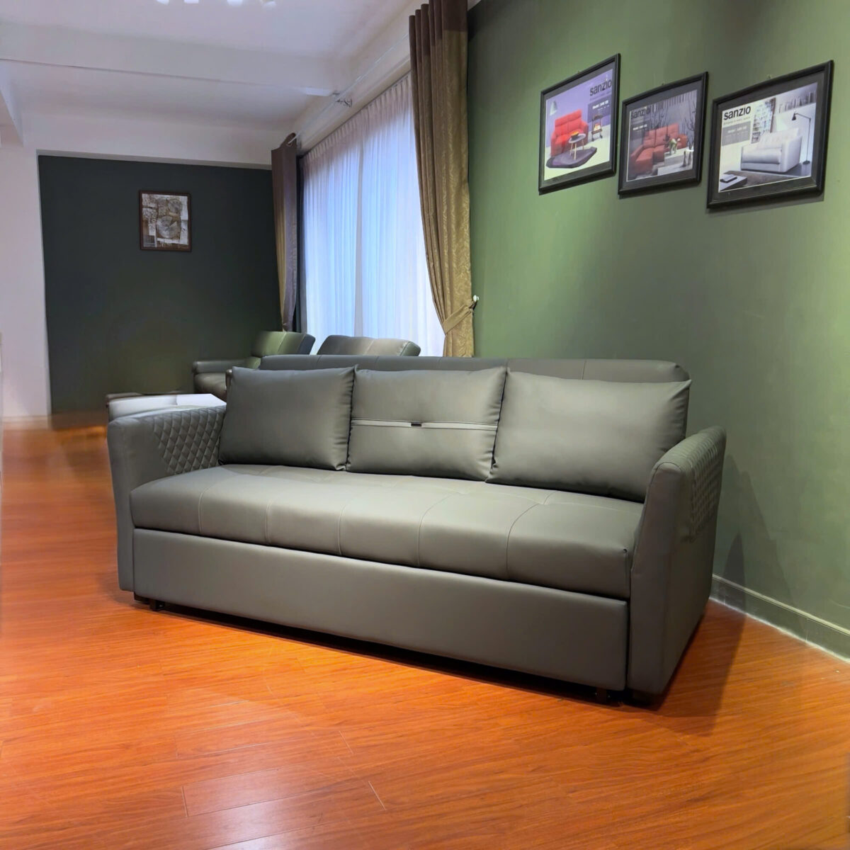 Sofa Giường Da Microfiber Đa Năng 2300 - Ảnh 2