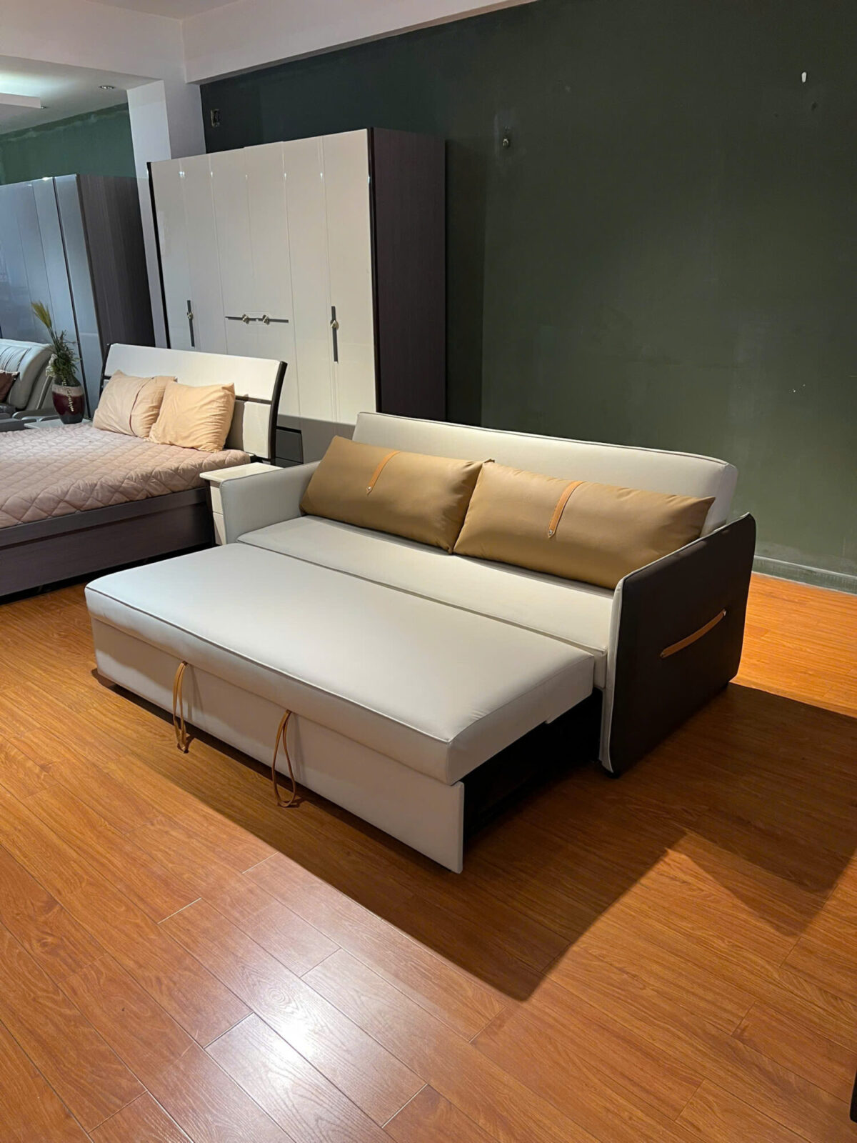 Sofa Giường Da Microfiber Đa Năng 2301 - Ảnh 3