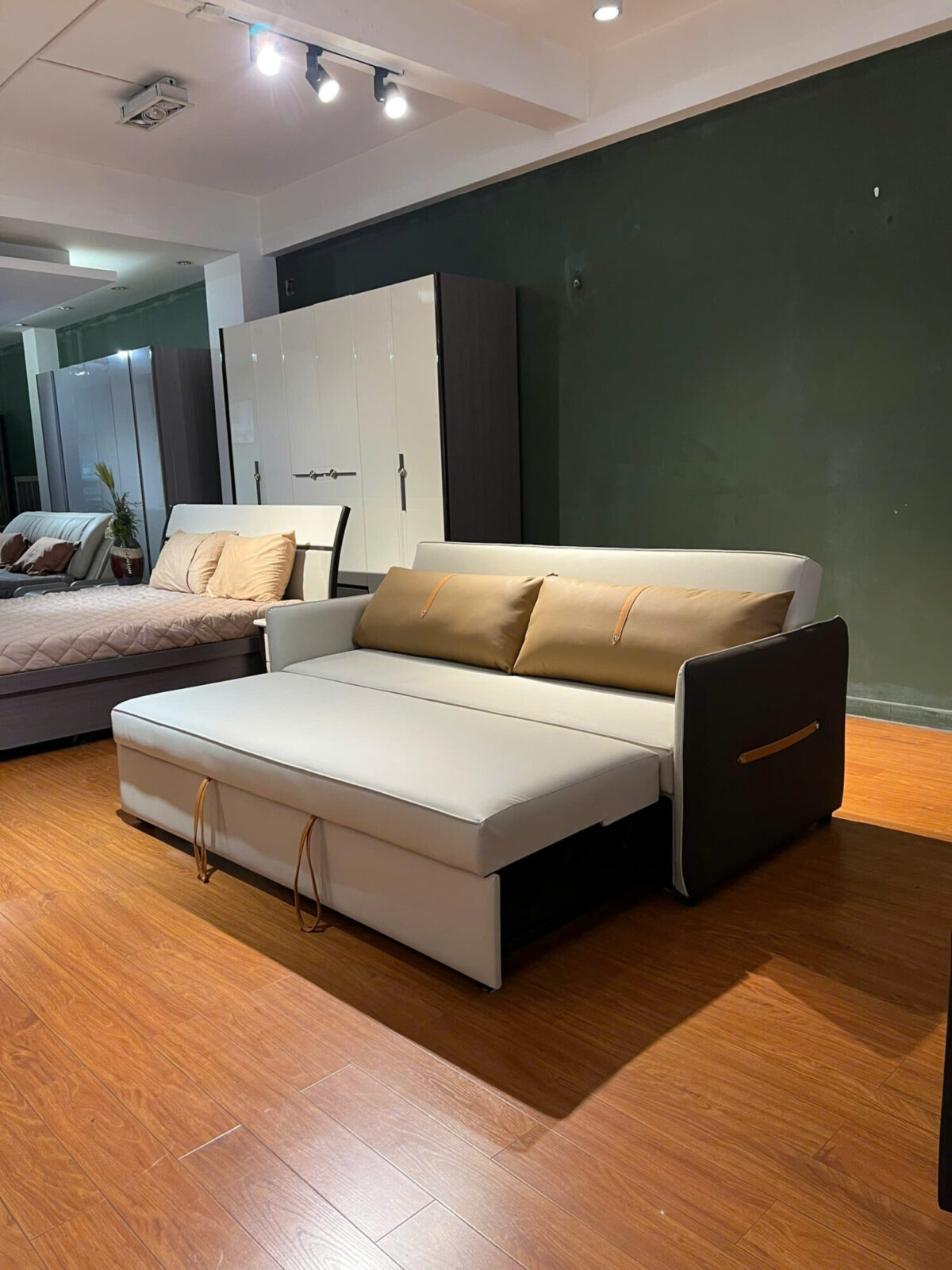 Sofa Giường Da Microfiber Đa Năng 2301 - Ảnh 4