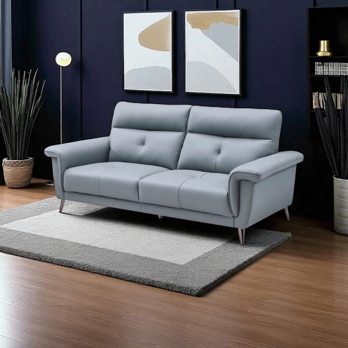 Sofa Băng Da Bò Thật Nhập Khẩu ZM933