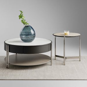 Bàn Sofa Tròn Đôi 2420
