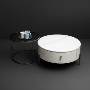 Bàn Sofa Tròn Đôi 218