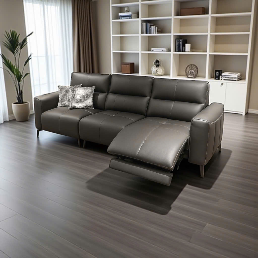 Sofa Da Microfiber Chống Trầy Chỉnh Điện B10 - Ảnh 2