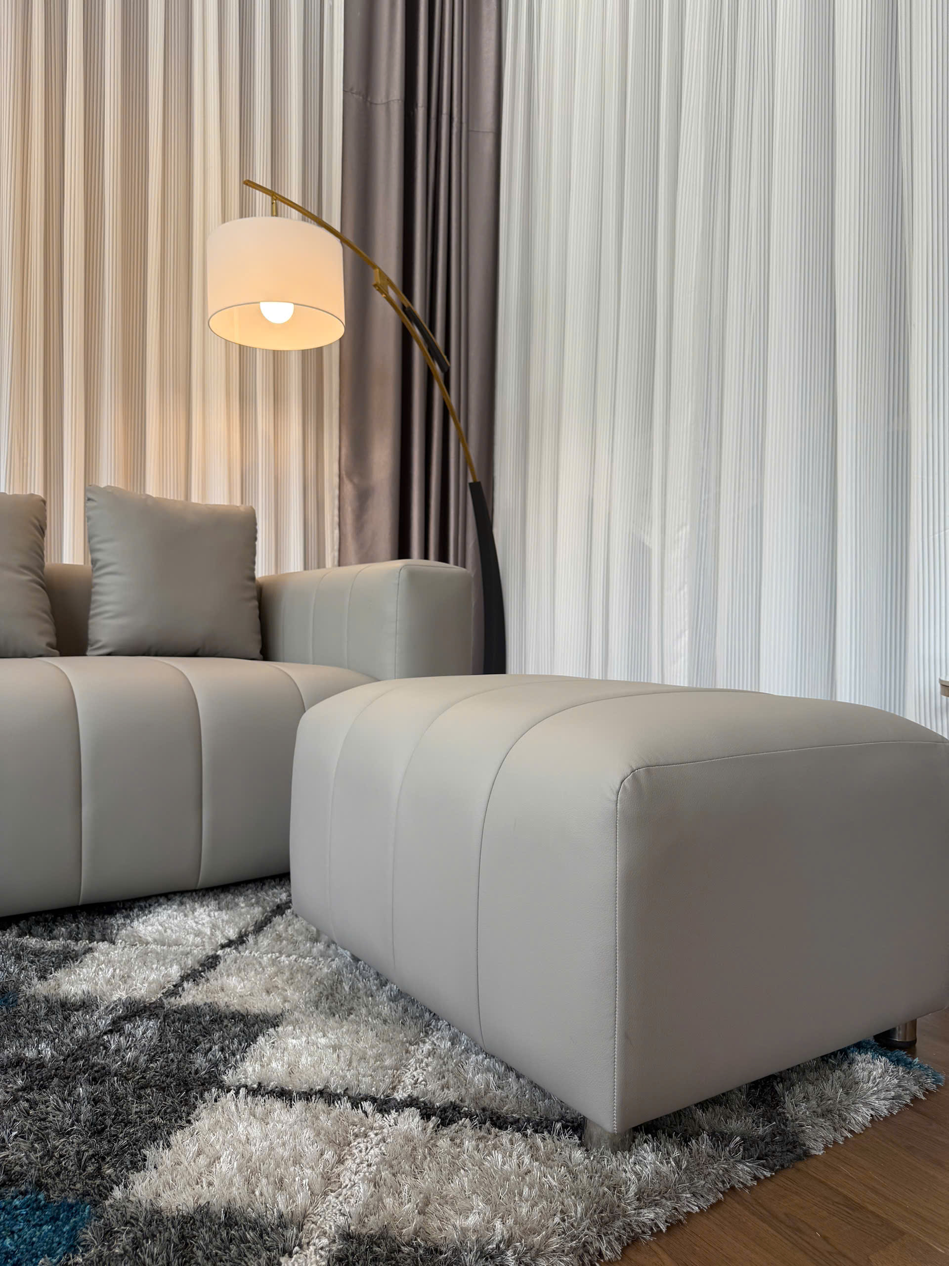 Sofa Băng Da Simili K2502 - Ảnh 2