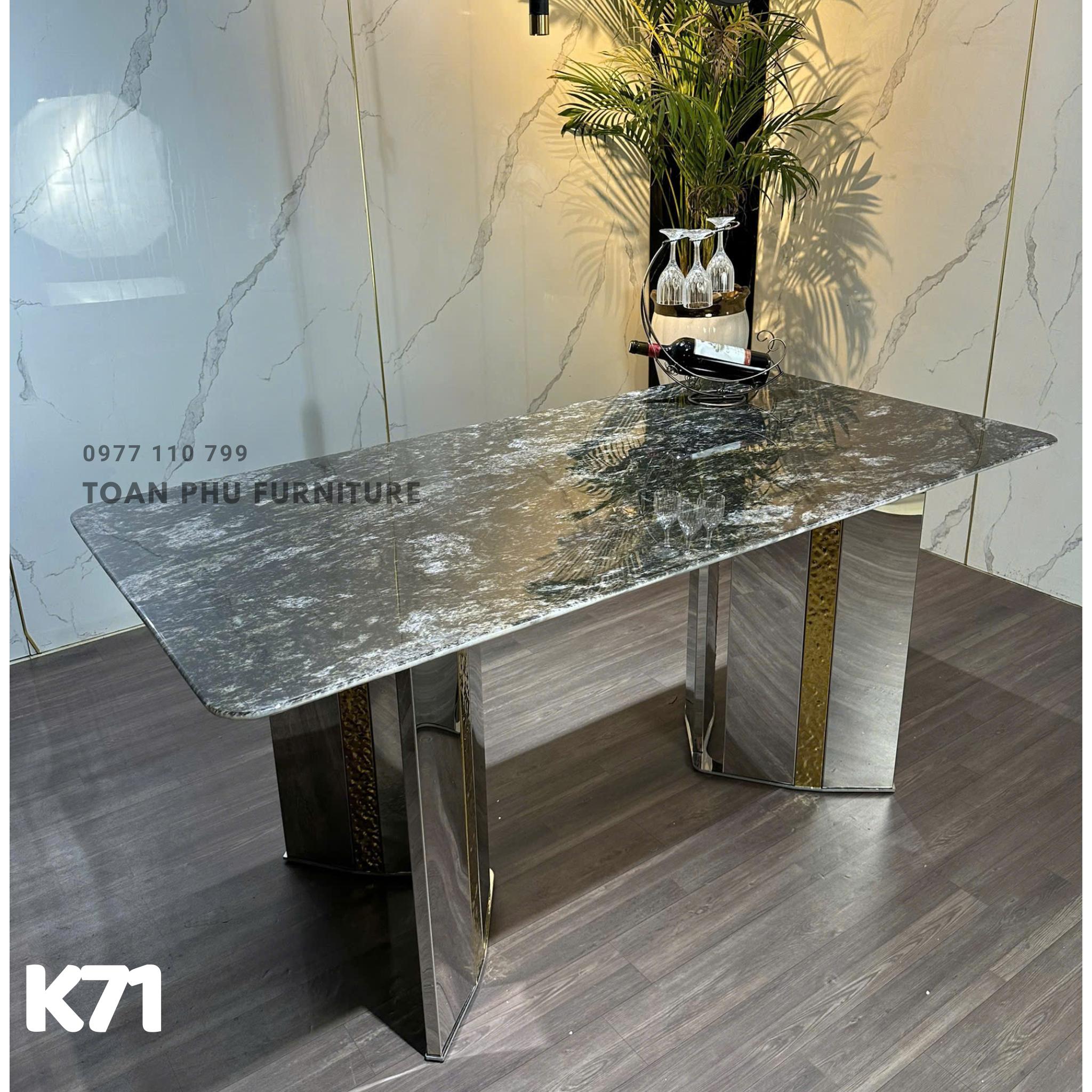 Bàn Ăn Mặt Đá Hiện Đại K71