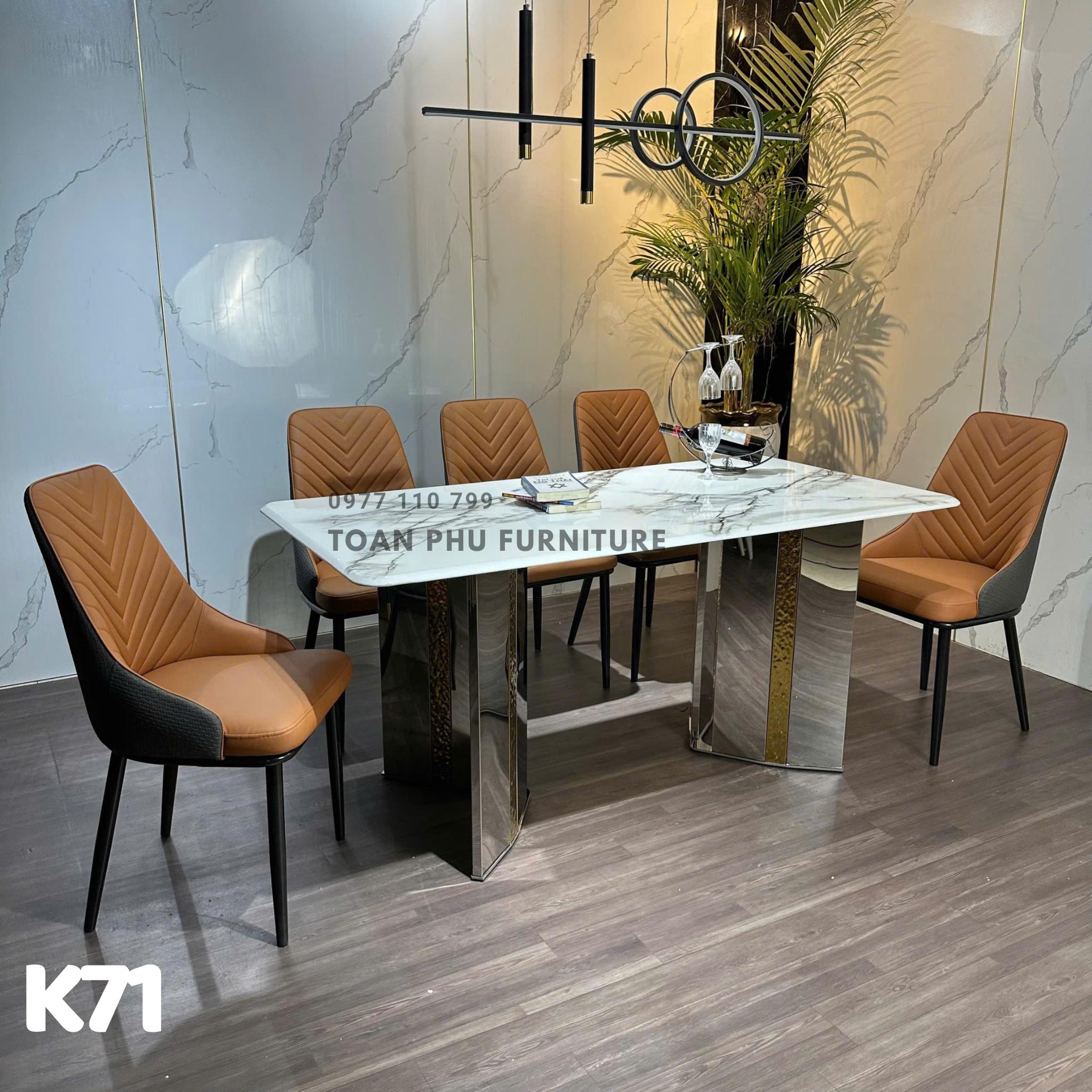 Bàn Ăn Mặt Đá Hiện Đại K71 - Ảnh 4