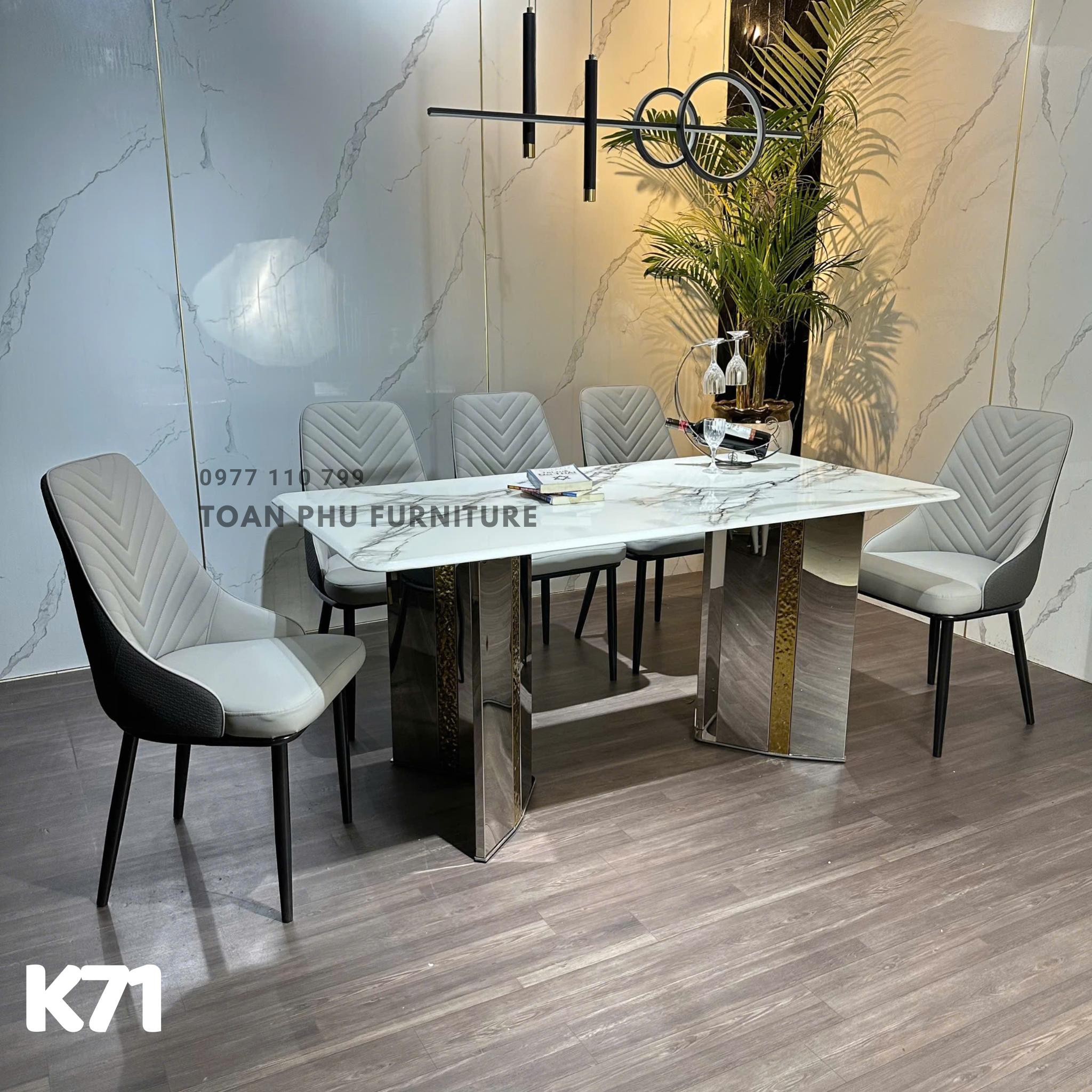 Bàn Ăn Mặt Đá Hiện Đại K71 - Ảnh 5
