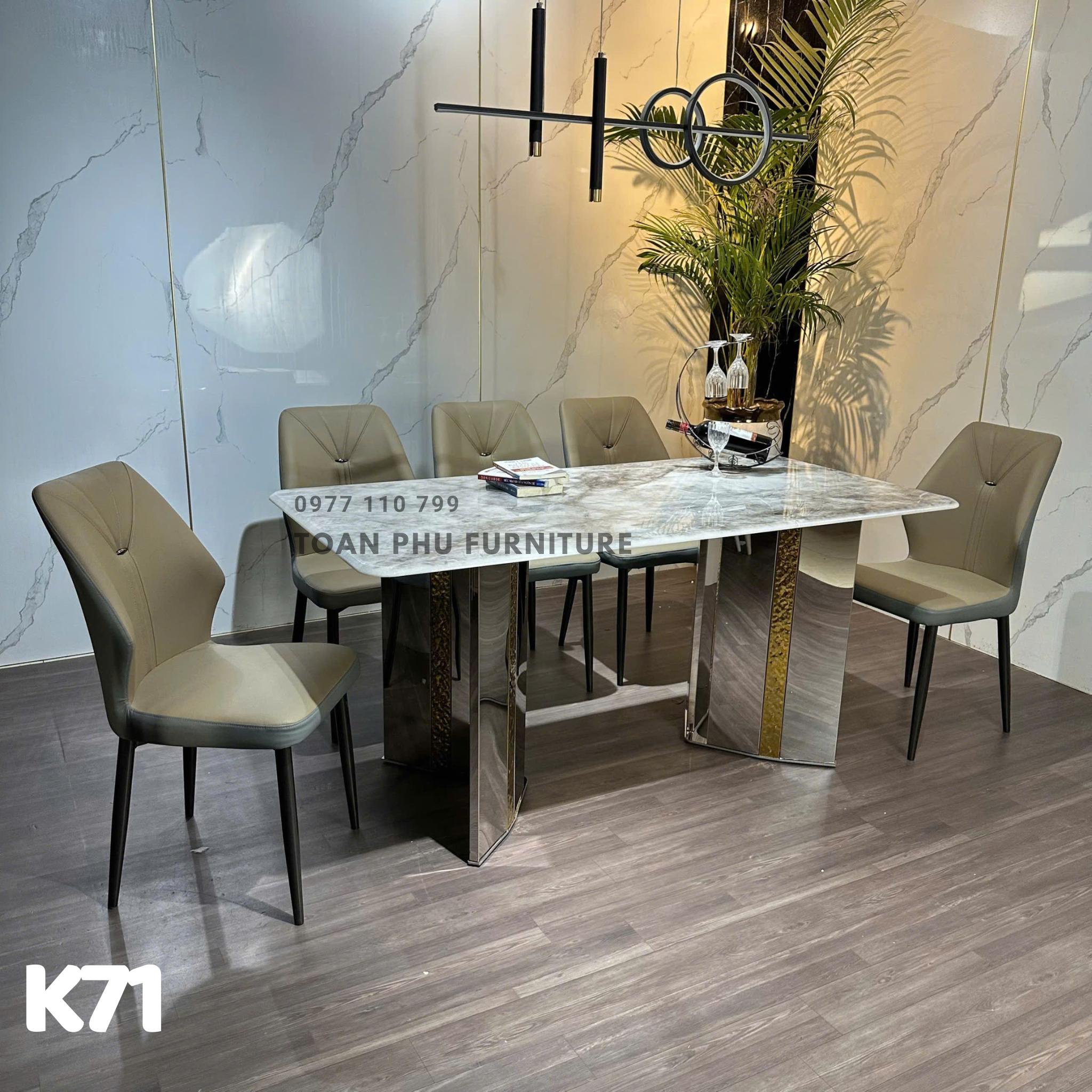Bàn Ăn Mặt Đá Hiện Đại K71 - Ảnh 7