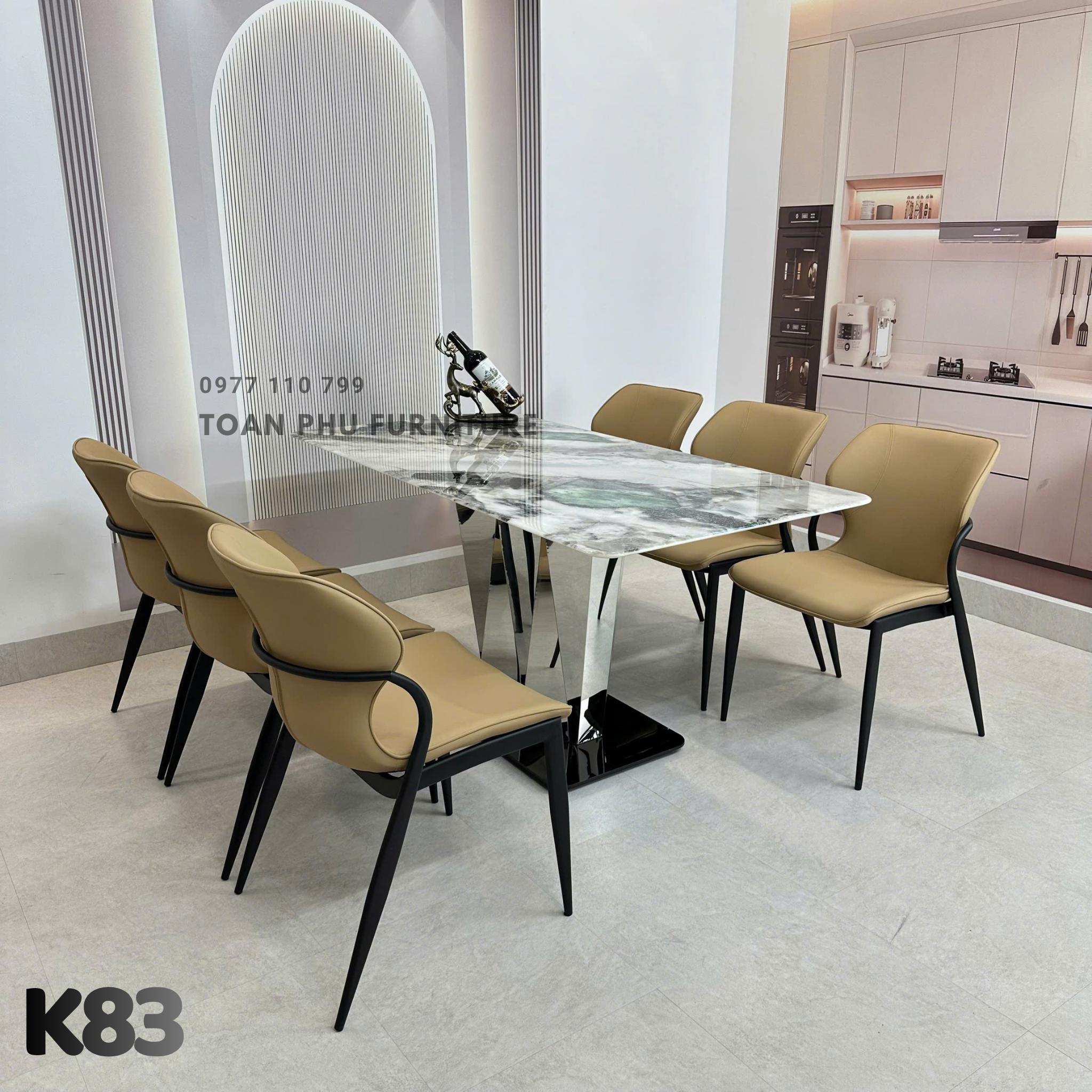 Bàn Ăn Mặt Đá Hiện Đại K83 - Ảnh 4