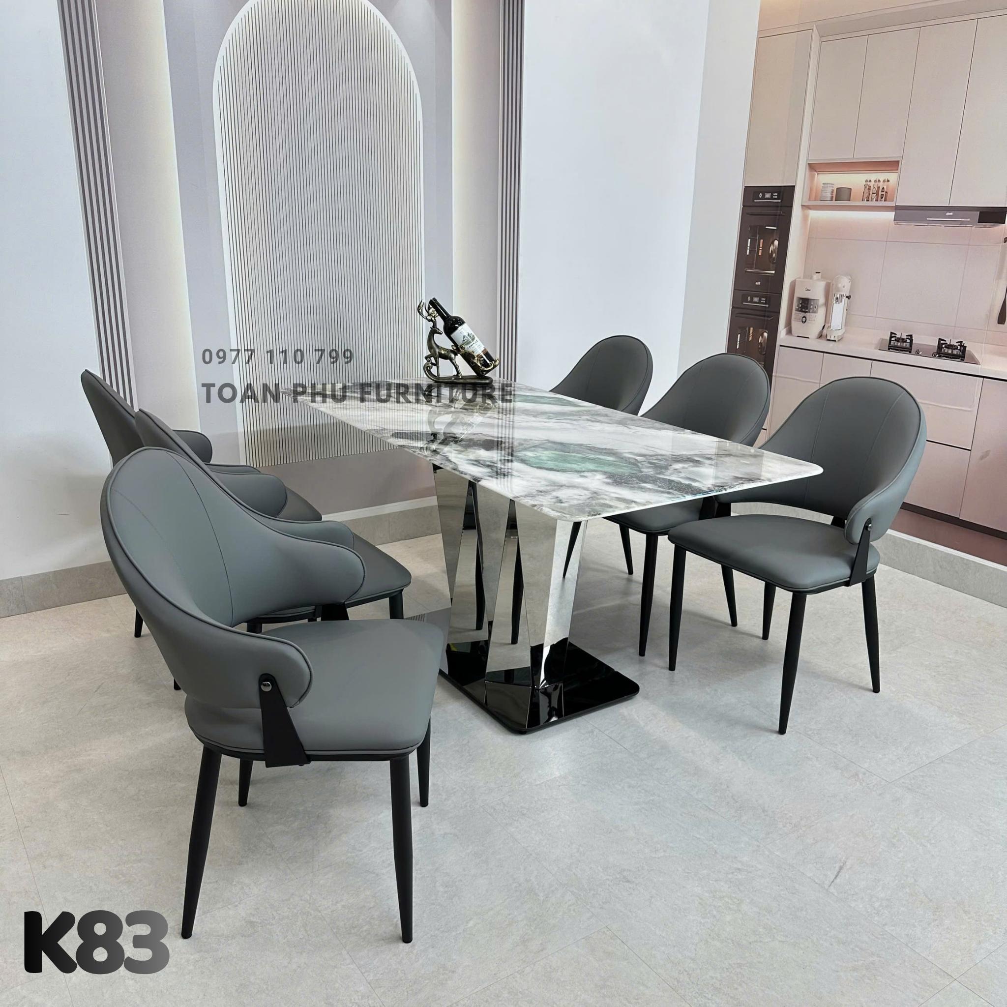 Bàn Ăn Mặt Đá Hiện Đại K83 - Ảnh 5