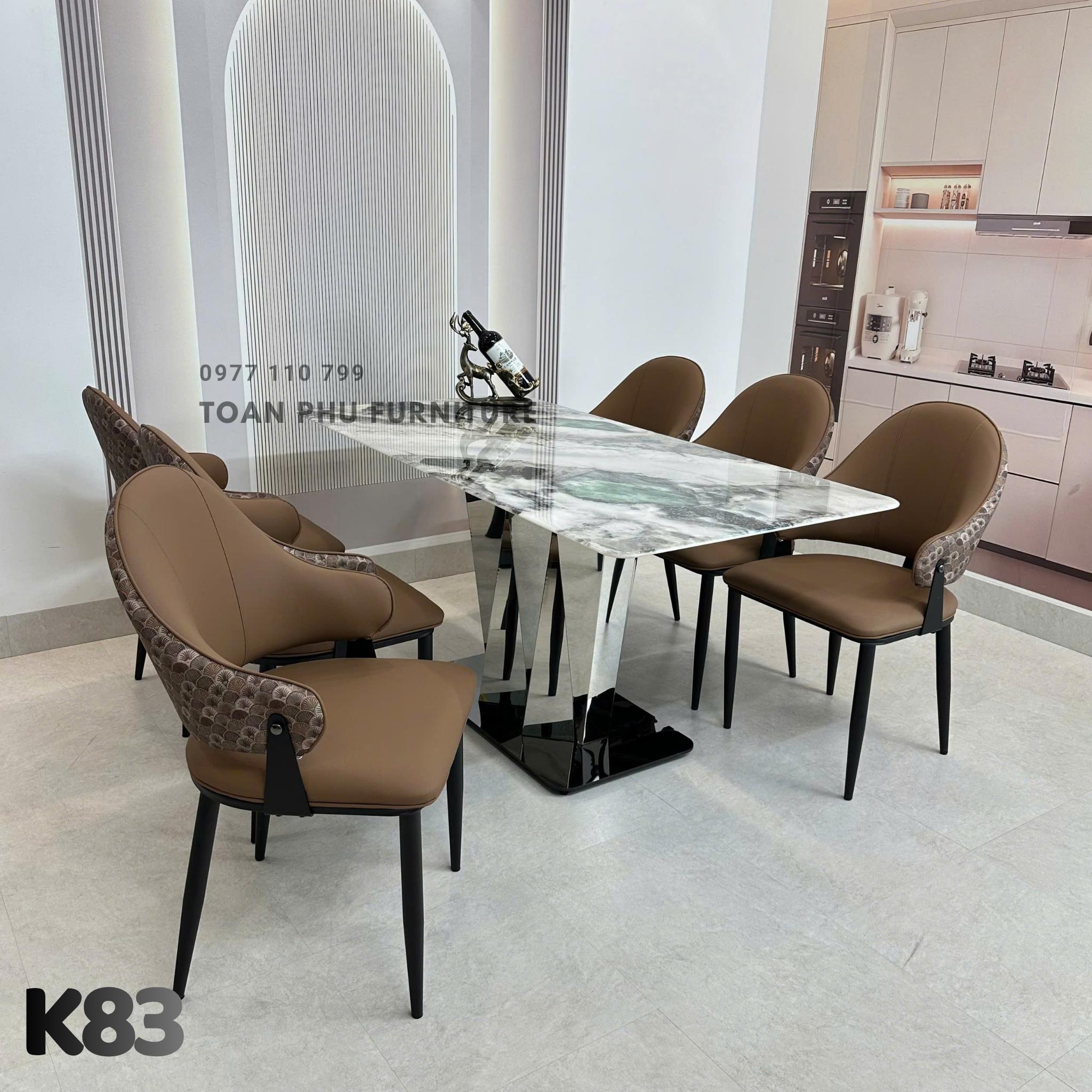 Bàn Ăn Mặt Đá Hiện Đại K83 - Ảnh 6